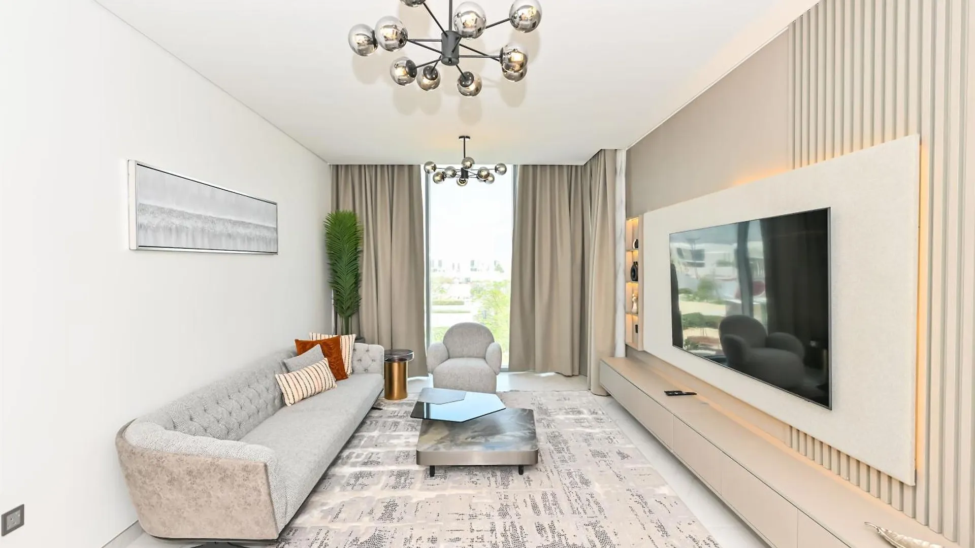 1Br Haven With Lagoon Serenity In District One Meydan Dubai